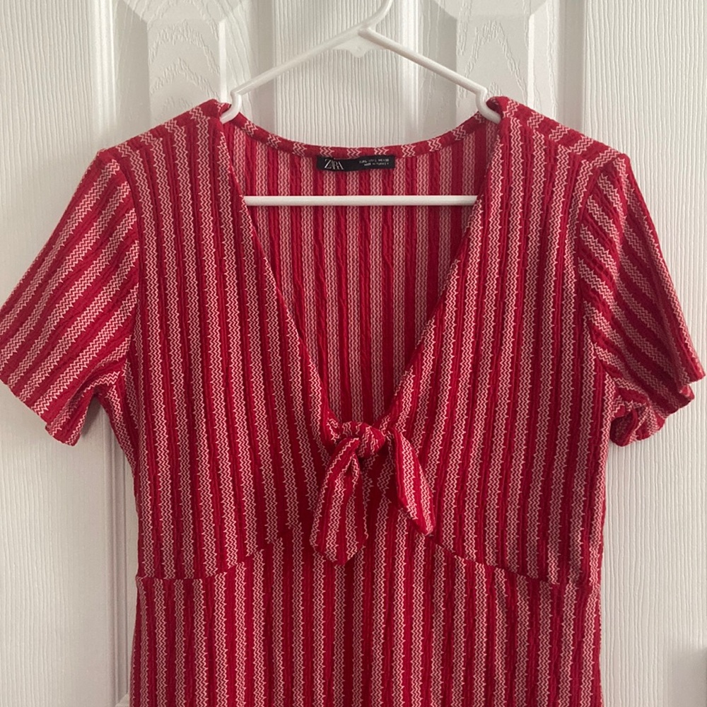 Red - Zara dress